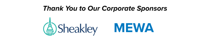 Thank you to our corporate sponsors, sheakley and mewa