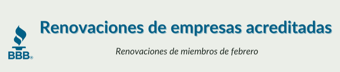 Renovaciones de empresas acreditadas
